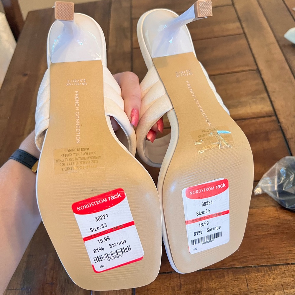French Connection White Shoes - Picture 7 of 12